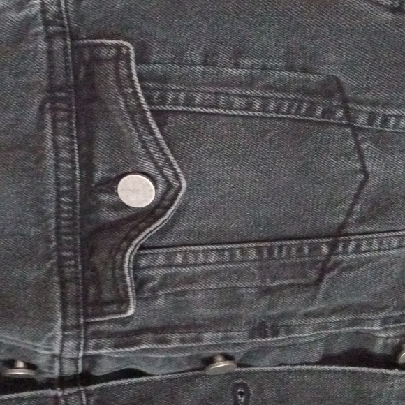 ASOS - Black - 100% Cotton.- Denim Jacket - Size 8 - Runs Large - - Picture 3 of 9